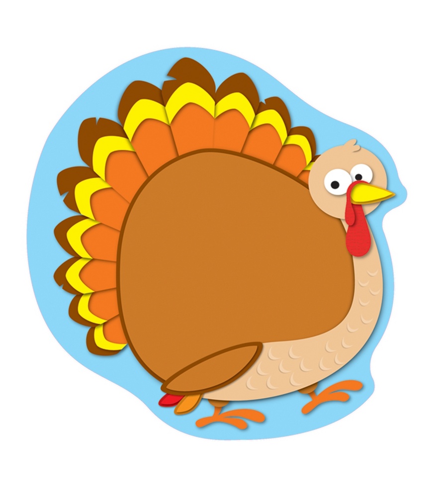 875x1000 Turkey Cut Outs Grade Pk 8 Carson Dellosa Publishing