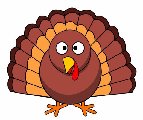 478x400 Turkey Clipart Colored