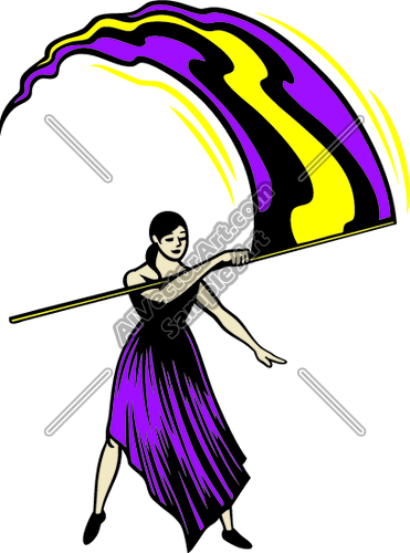 371x500 Color Guard Teamworks Clipart