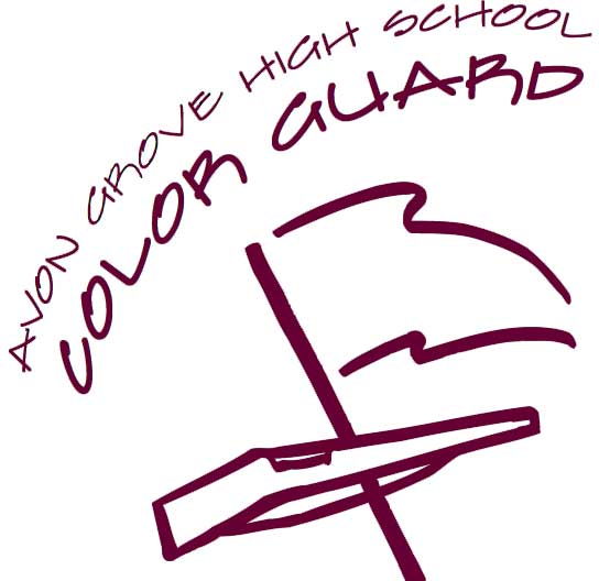 544x528 Marching Band Color Guard Clipart