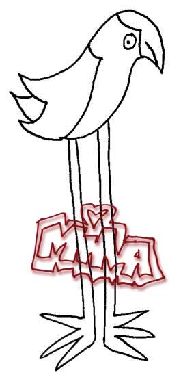 287x548 Maori Printables Pukeko And Punga Tree Colouring Pages