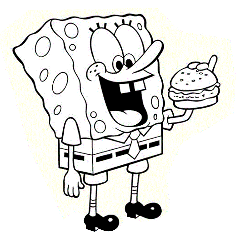 1008x1024 Spongebob Coloring Pages For Kids 2016 Activity Shelter