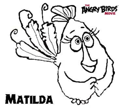 400x356 The Angry Birds Movie Coloring Pages