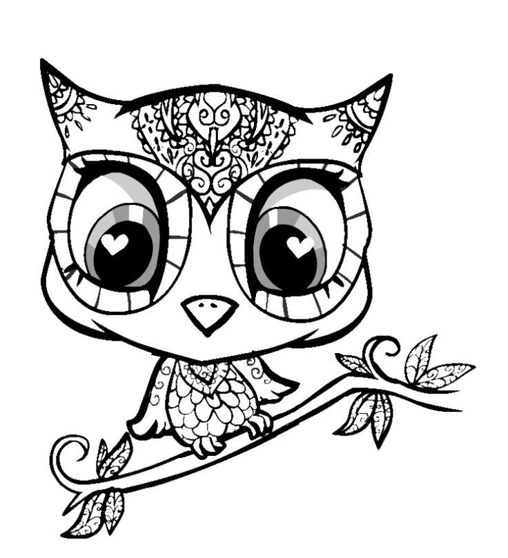 736x809 Cute Printable Coloring Pages