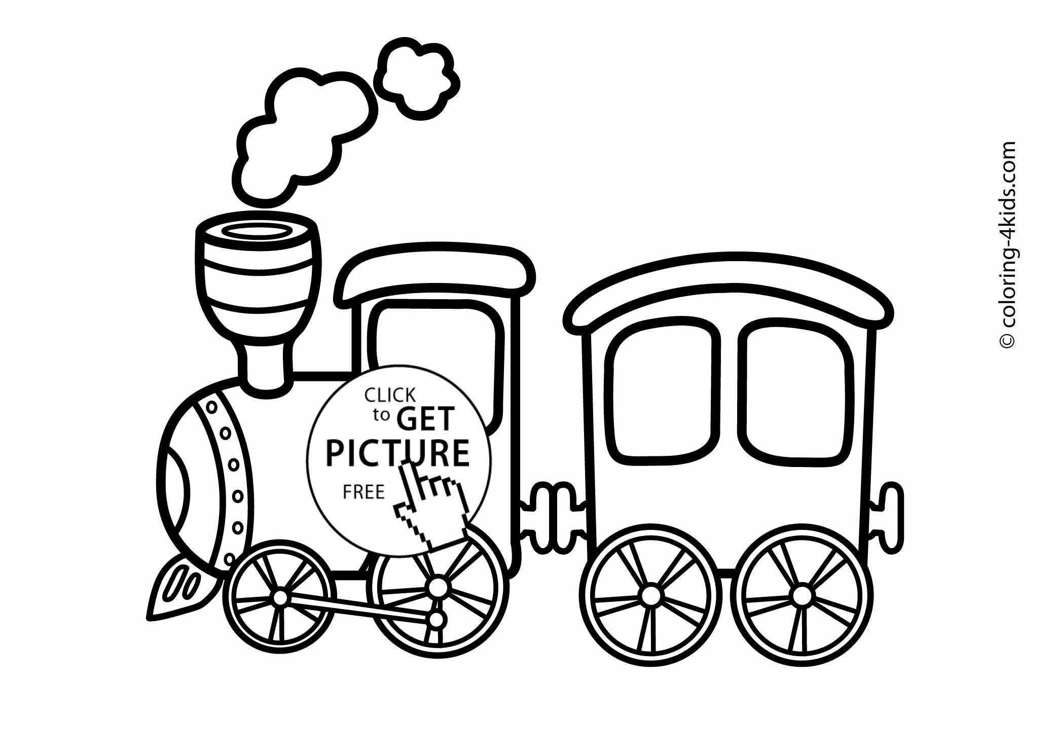 2079x1483 Train Transportation Coloring Pages For Kids, Printable Coloing