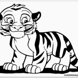 268x268 Coloring Pages Of Cartoon Tigers Archives