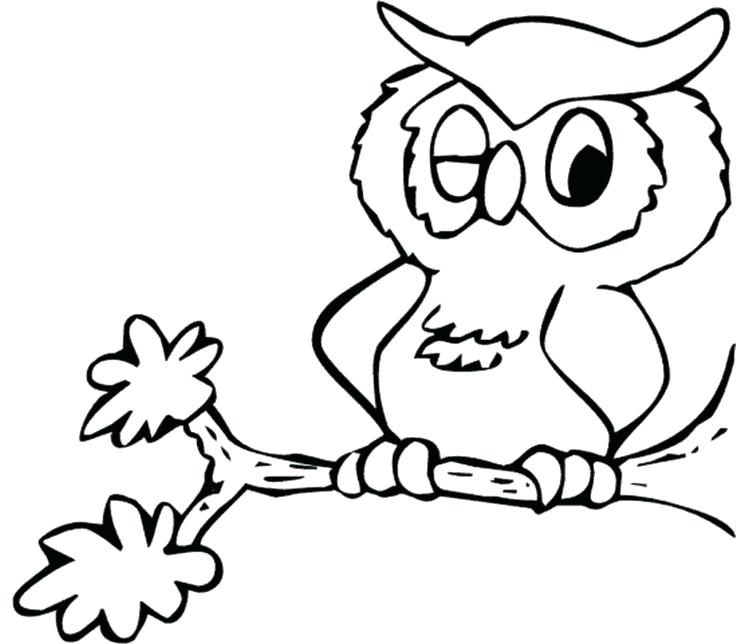 736x644 Printable Snowy Owl Coloring Pages Animals Download And Print