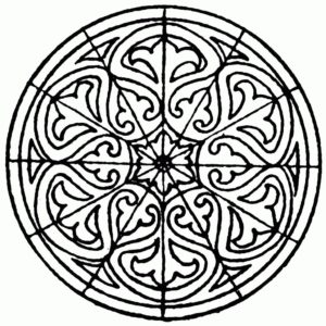 300x300 Coloring Pages Christmas Adults Simple Colorings