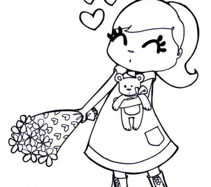 678x600 Printable Coloring Sheets For Girls New In Interior Animal