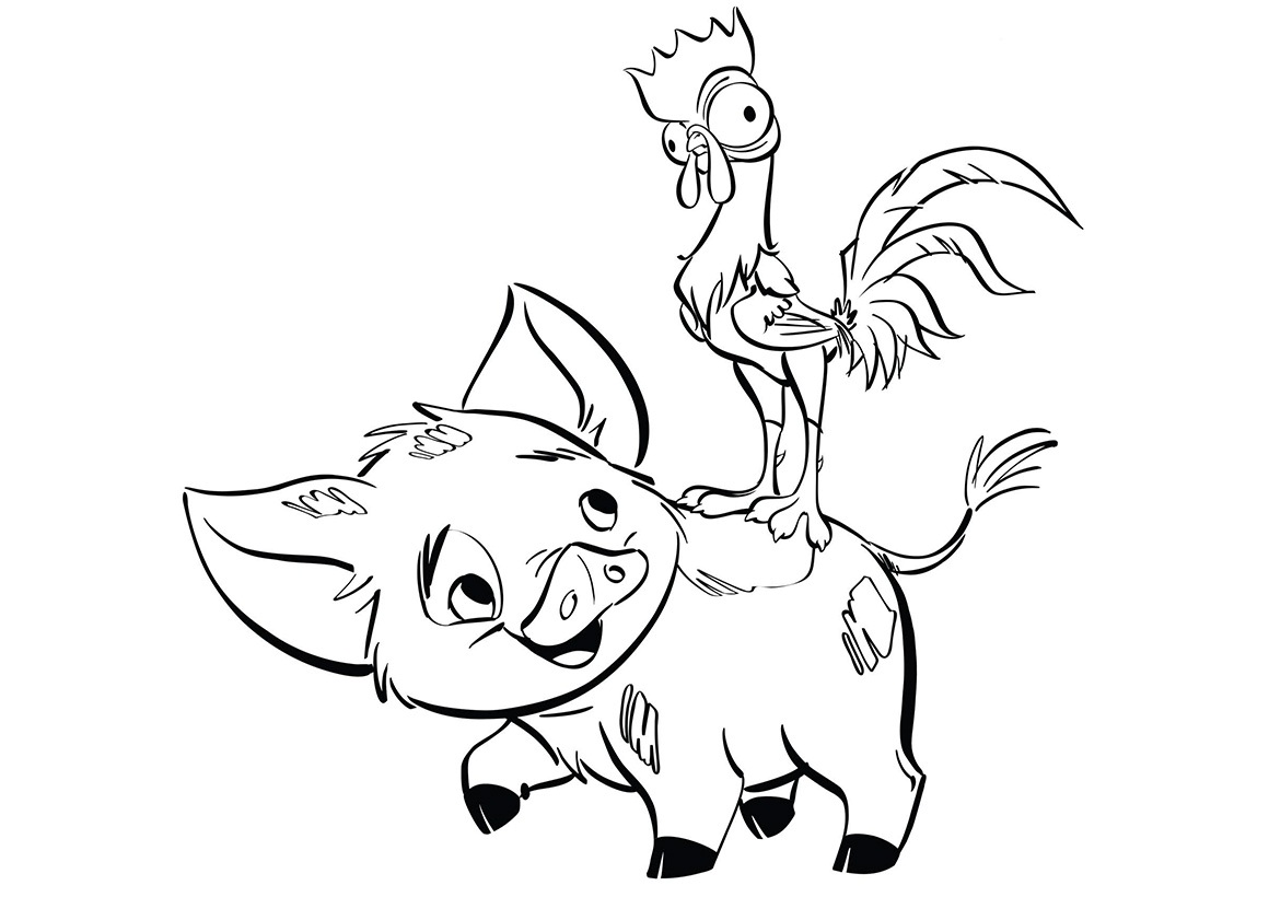 1160x820 Moana Coloring Pages To Download And Print For Free