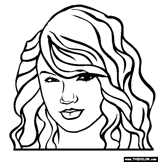 555x566 Famous People Online Coloring Pages Page 1