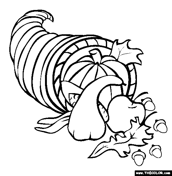 554x565 Thanksgiving Online Coloring Pages Page 1