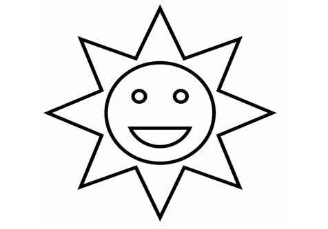 476x333 Sun Coloring Pages To Print Page Image Clipart Images