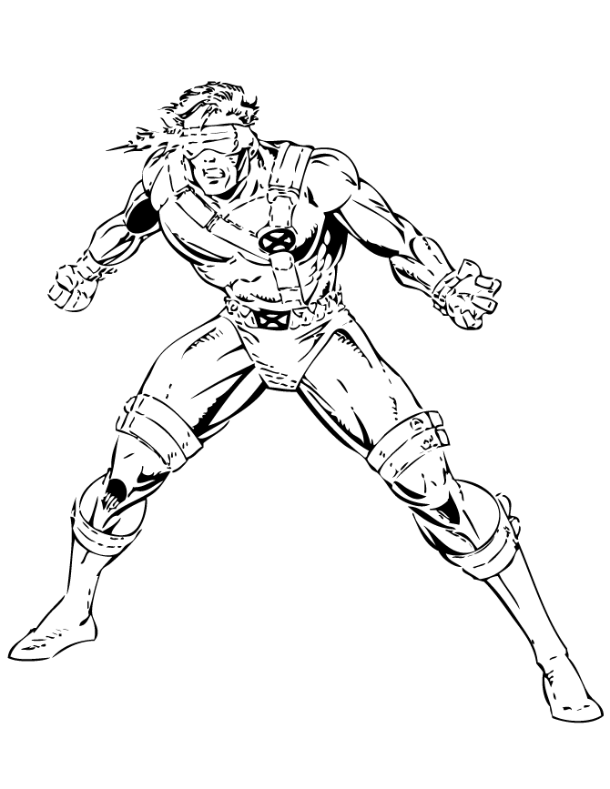 Coloring Pages X Men | Free download on ClipArtMag