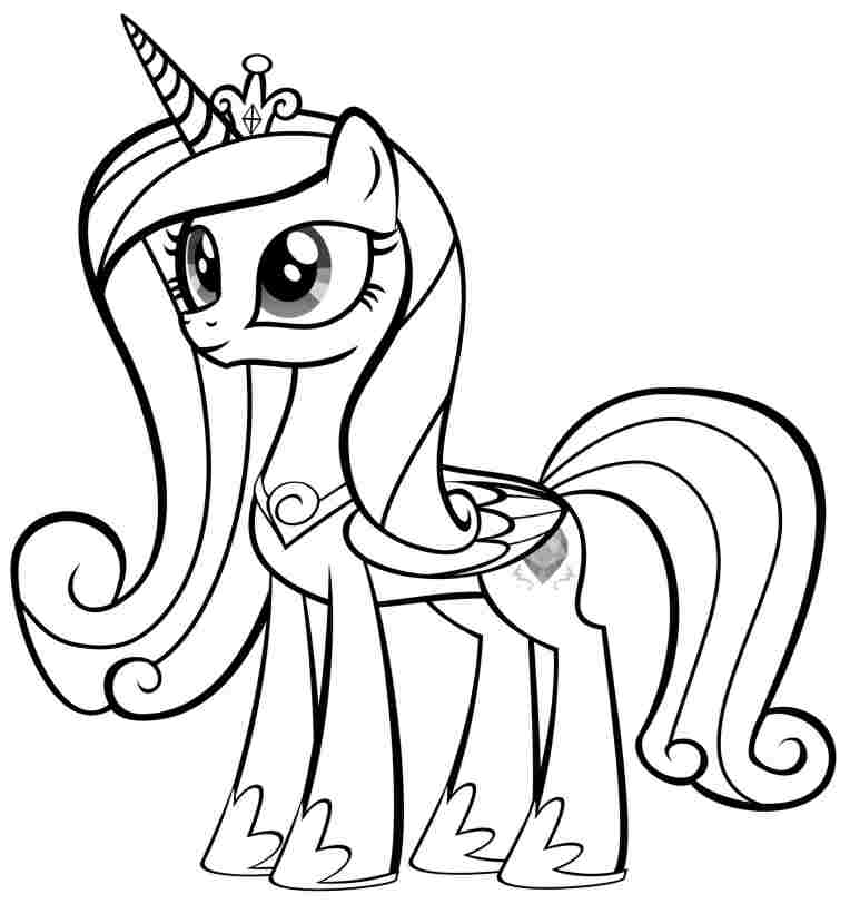 764x812 Coloring Pages Printable My Little Pony 516786