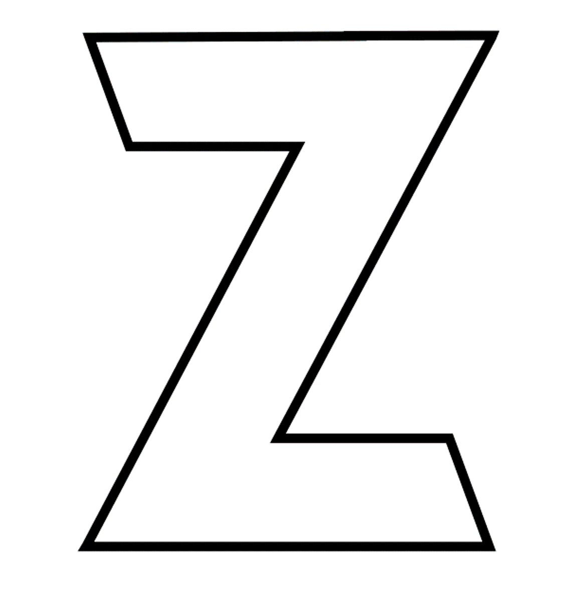 Картинка z. Буква z. Буква z трафарет. Макет буквы z. Буква z на белом фоне.