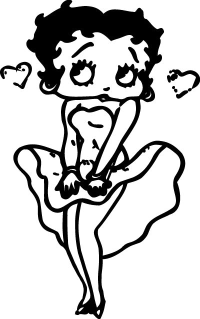 400x638 51 Best Betty Boop Coloring Pages Images Colouring