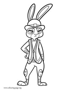 236x308 Get Your Zoo On With This Judy Hopps Coloring Page! Zootopia