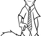 160x120 Nick Wilde From Zootopia Coloring Page Wecoloringpage
