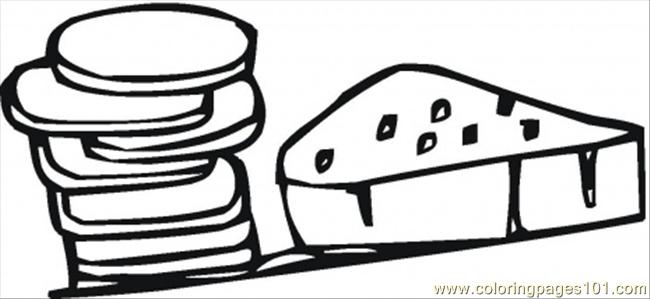 650x299 French Food Coloring Page