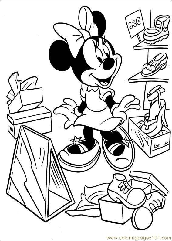 567x794 Minnie Mouse 05 Coloring Page