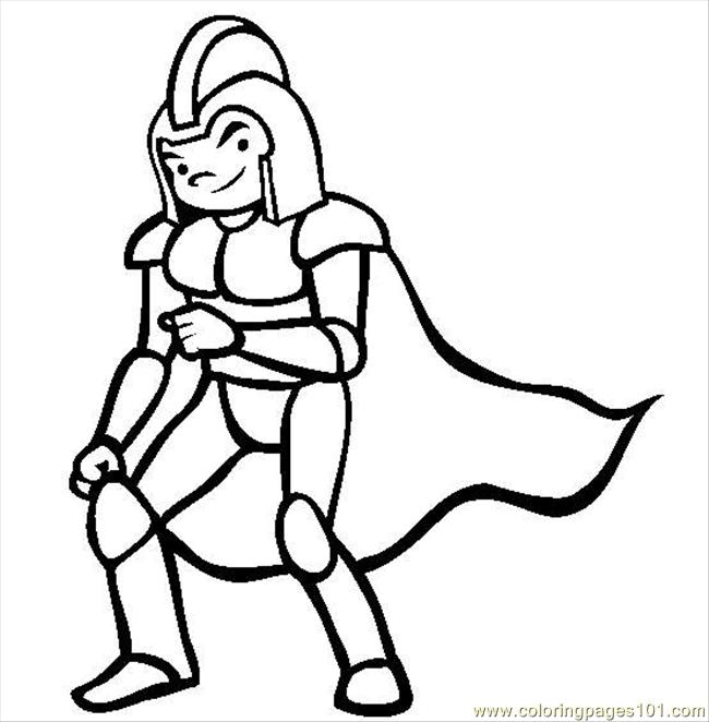 650x662 Superhero Costume 2 Coloring Page