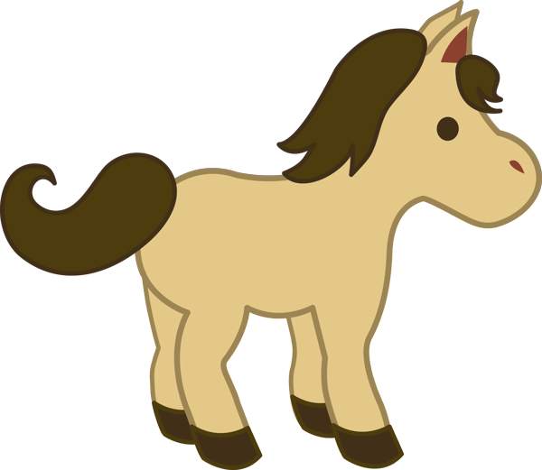 600x521 Foal Clipart Baby Horse