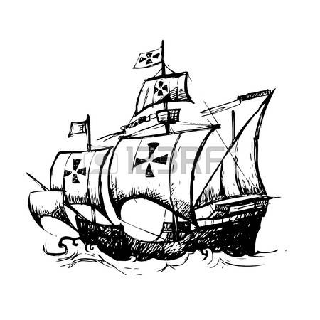450x450 Sailing Ship Clipart Columbus Day