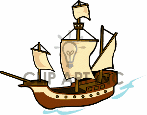 300x234 Ship Clipart Columbus Ship