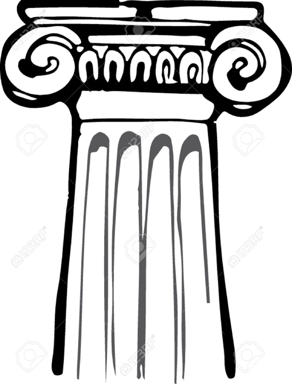 989x1300 Columns Clipart Antique