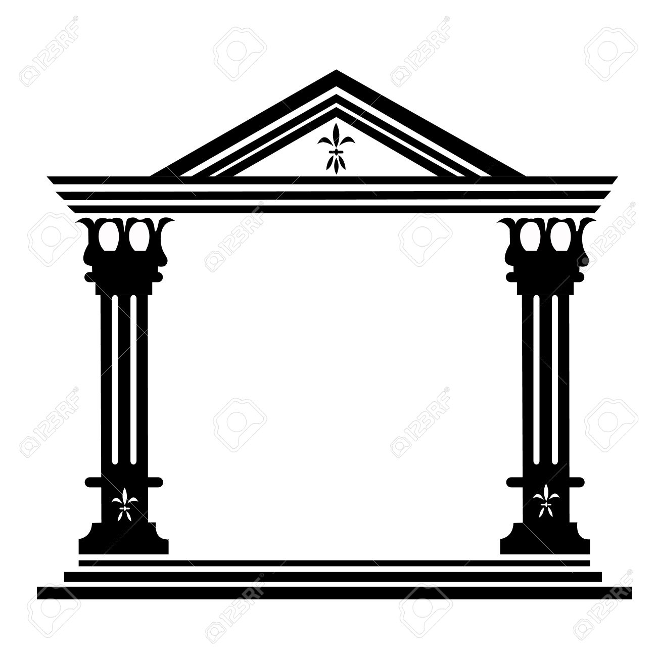 1300x1300 Columns Clipart Roman Column
