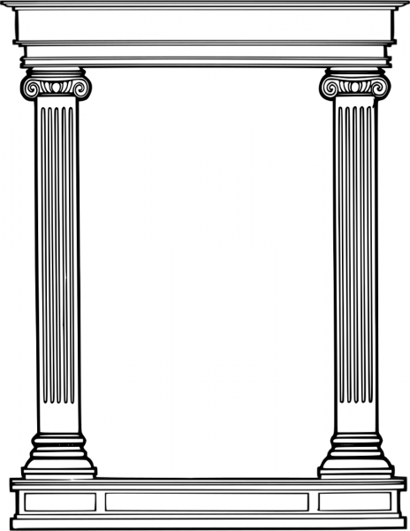 464x600 Column Clipart Nice Clip Art