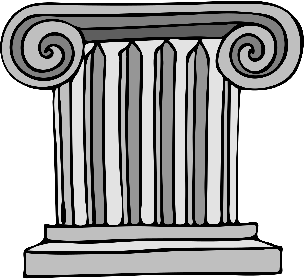 1200x1100 Clipart Column Greek