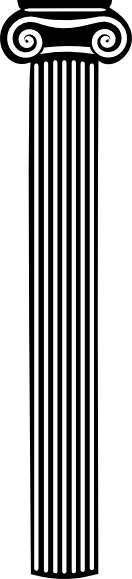 132x579 Greek Columns Clipart