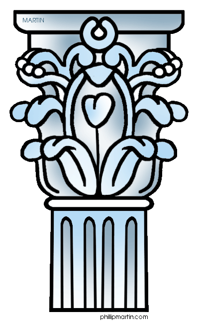 398x648 Architecture Clipart Column Style