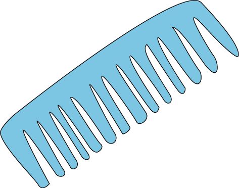 473x372 Hair Brush And Comb Clipart