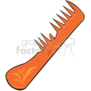 300x300 Royalty Free Broken Comb 377030 Vector Clip Art Image