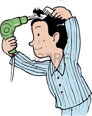 355x450 I Comb My Hair Stock Photo, Picture And Royalty Free Image. Image