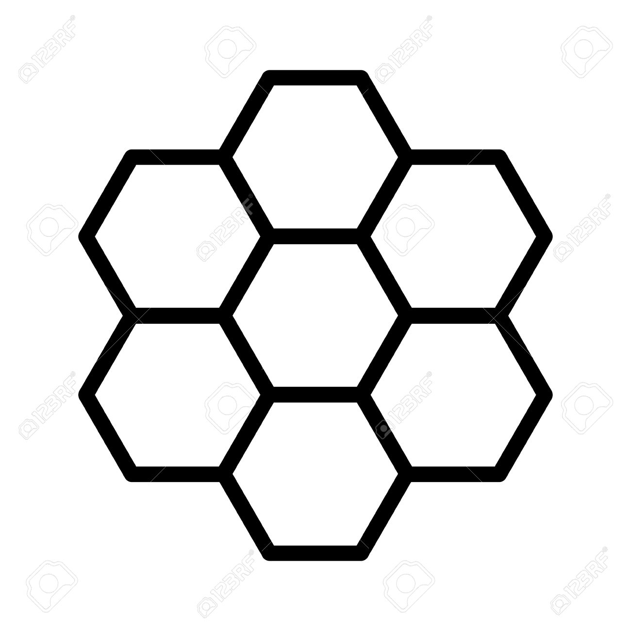 1300x1300 Honeycomb Clipart Comb