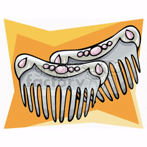 300x300 Royalty Free Hair Comb 136880 Vector Clip Art Image