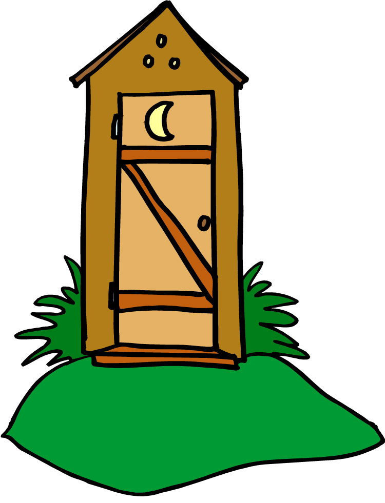 750x981 Outhouse Clipart
