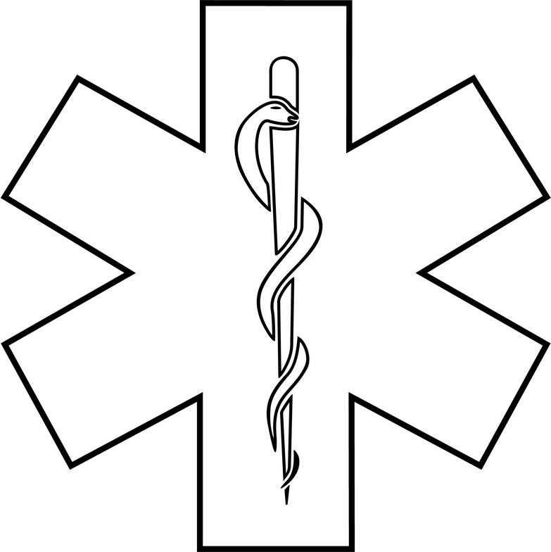 783x784 Star Of Life Clip Art Clipart