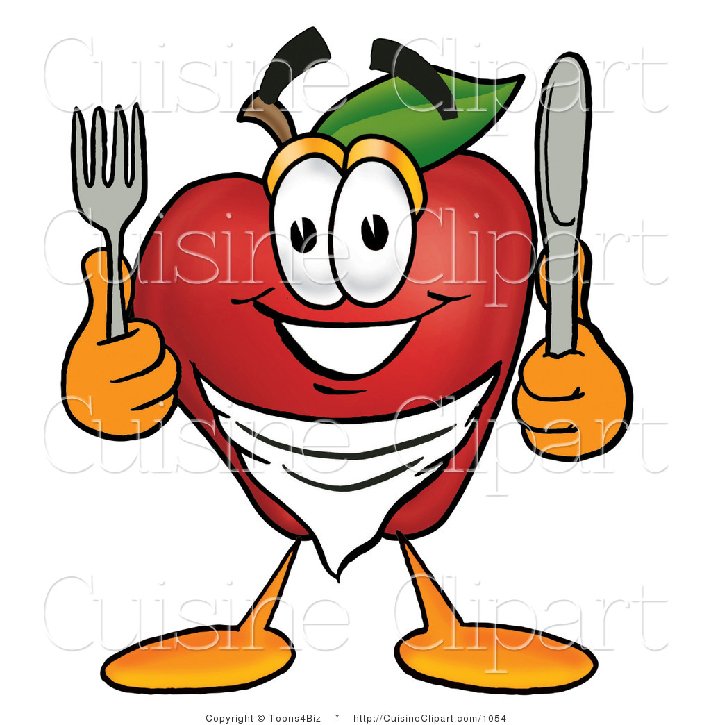 1024x1044 Cuisine Clipart Of A Smiling Hungry Red Apple Character Mascot