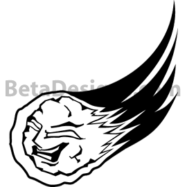 270x270 Comet Black And White Clipart