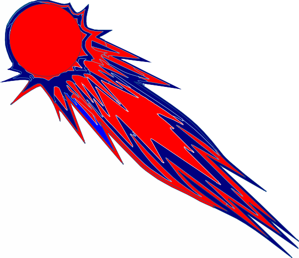 600x517 Comets Clip Art