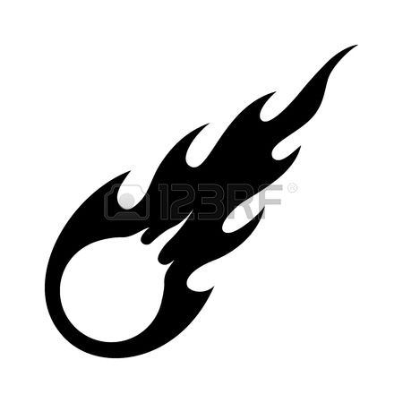 450x450 Meteor Clipart Black And White
