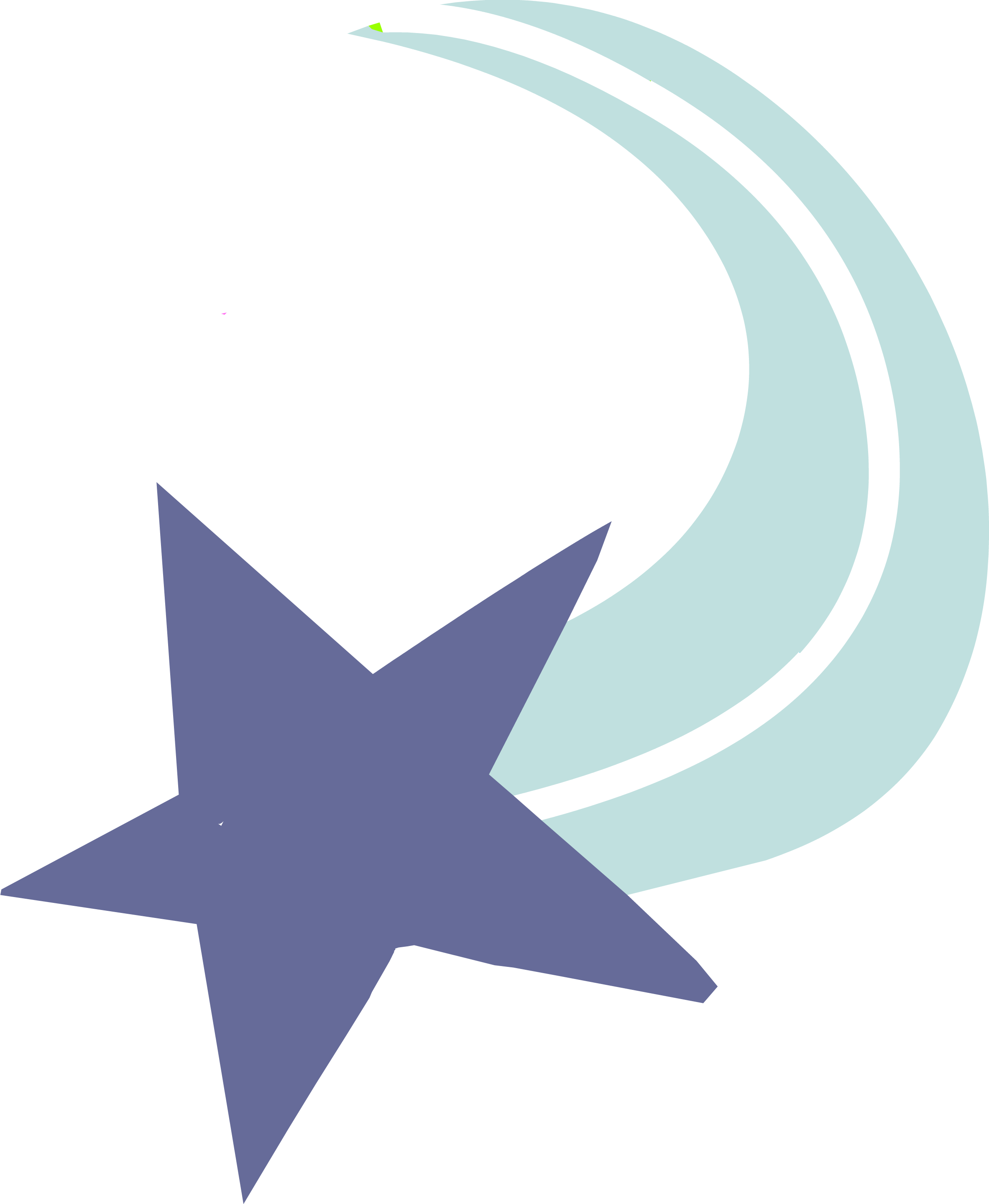 2365x2879 Blue Clipart Comet