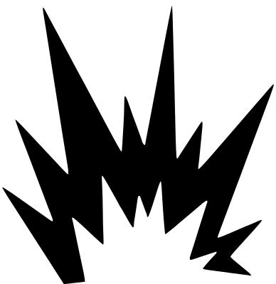 388x400 Comic Book Explosion Clipart Clipartcow 2 Image