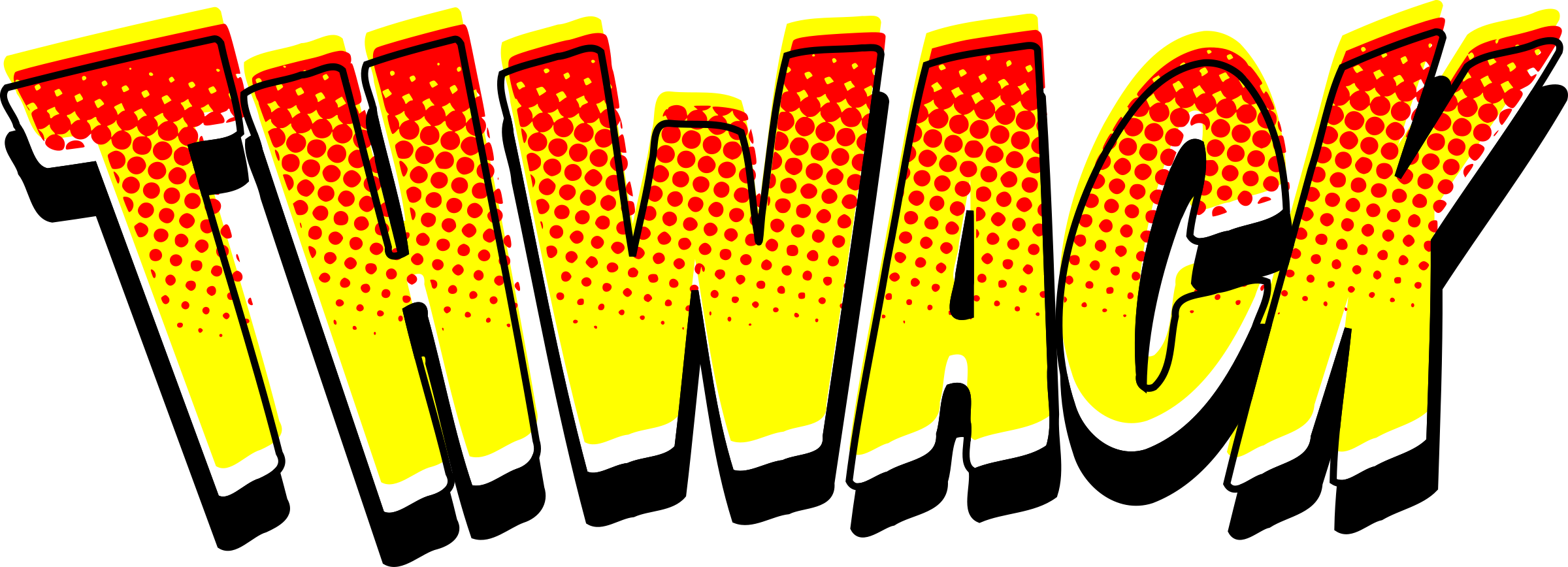 2400x868 Comics Clipart Vintage