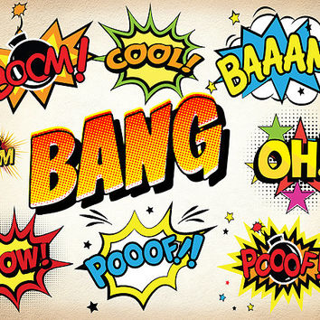 354x354 Boom Clipart Comic Book